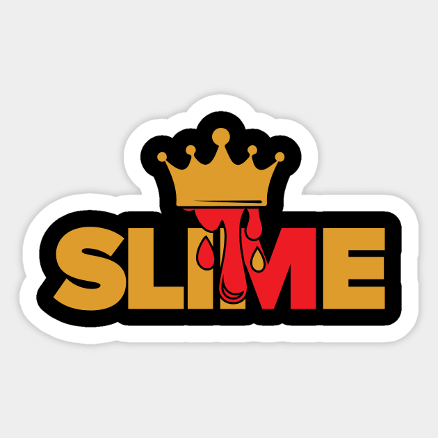 Crown Tee Sticker by SlimeSt_Merch